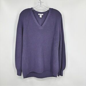 Athleta En Route Hanover Knit Sweater Nightfall Small